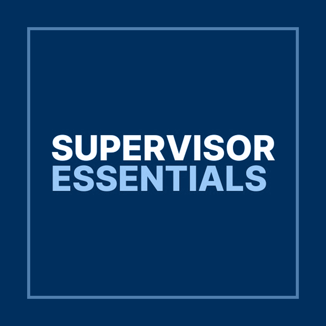 Supervisor Essentials1 CLOSed